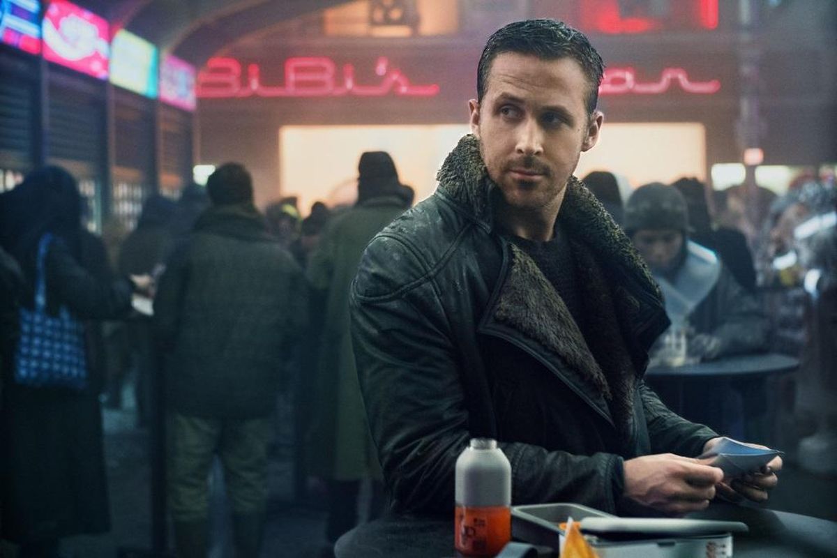 Ryan Gosling in “Blade Runner 2049.” Cinematographer Roger Deakins finally won an Oscar - on his 14th nomination - for his work on the sci-fi sequel (Warner Bros.)