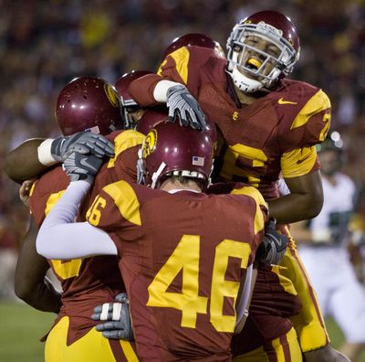 Most Pac-10 coaches still consider Southern California as the team to beat, despite its road loss at Oregon State.  (Associated Press / The Spokesman-Review)
