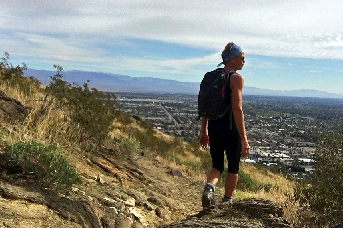 The North Lykken Trail offers gorgeous views of the Coachella Valley. (John Nelson)