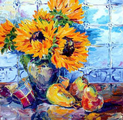 
Mary Lehner's show at the GoodWorks Gallery includes 