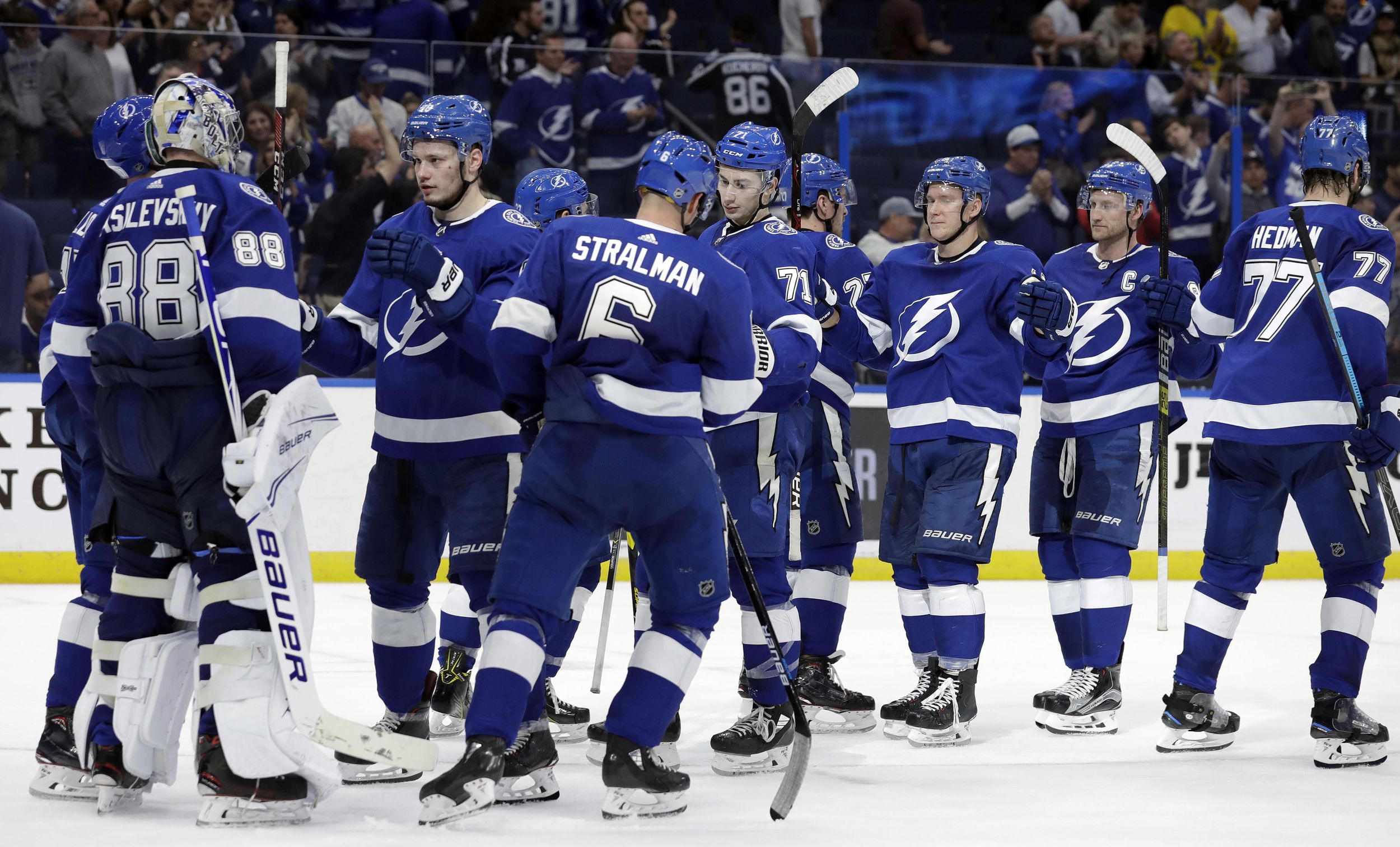 NHL roundup: Andrei Vasilevskiy, Brayden Point help Lightning beat Blue ...