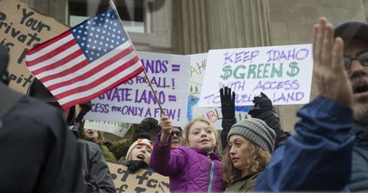 Thousands rally at Idaho Capitol to keep public lands public