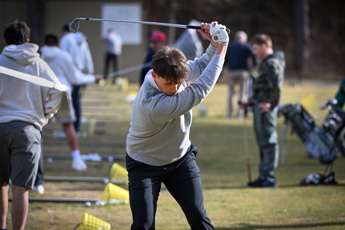 North Central golfer Teigen Brill, pictured at The Creek at Qualchan last week, is one of the top players in the region.  (Jesse Tinsley/The Spokesman-Review)
