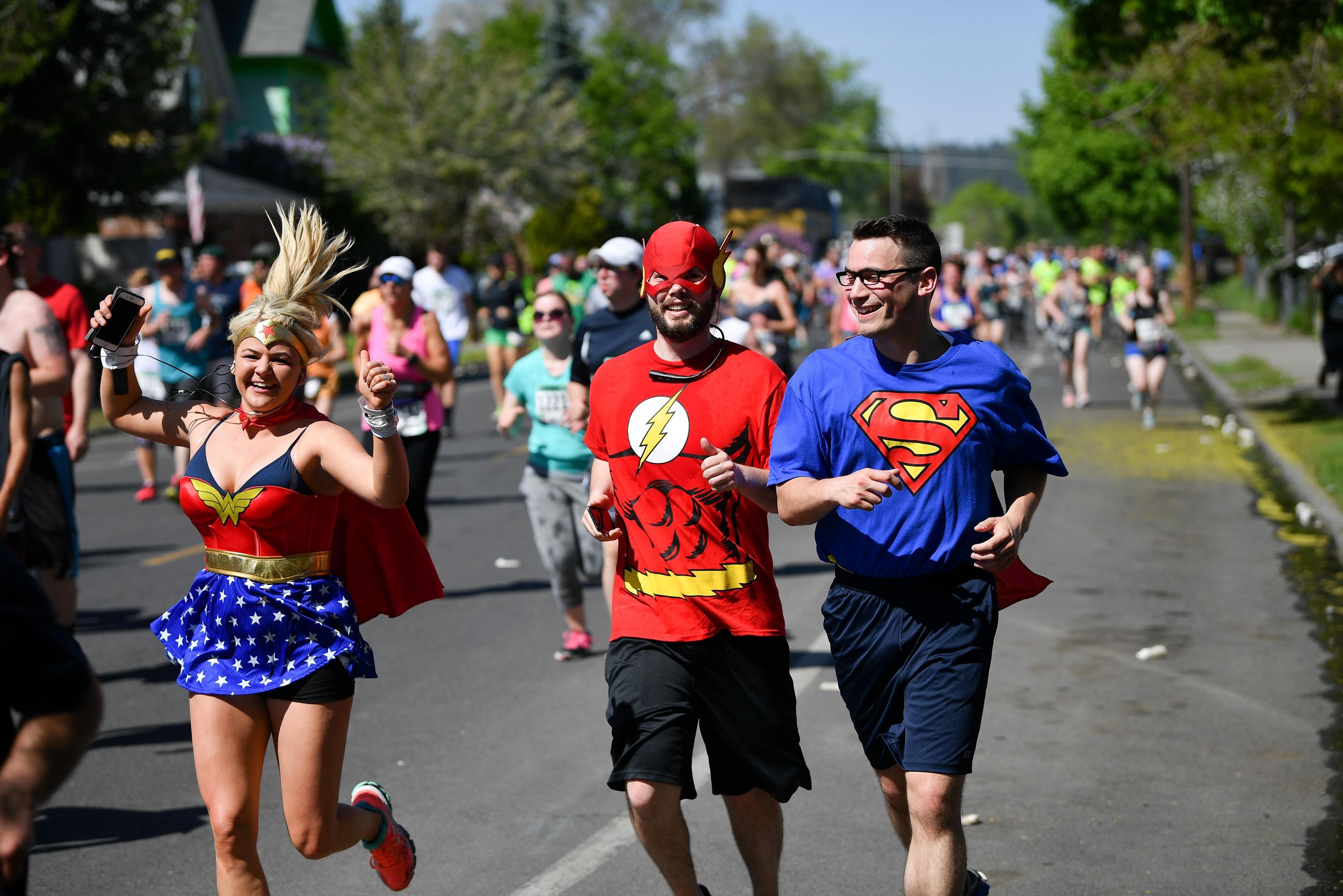 Grip on Sports The many faces of Bloomsday were on display yesterday