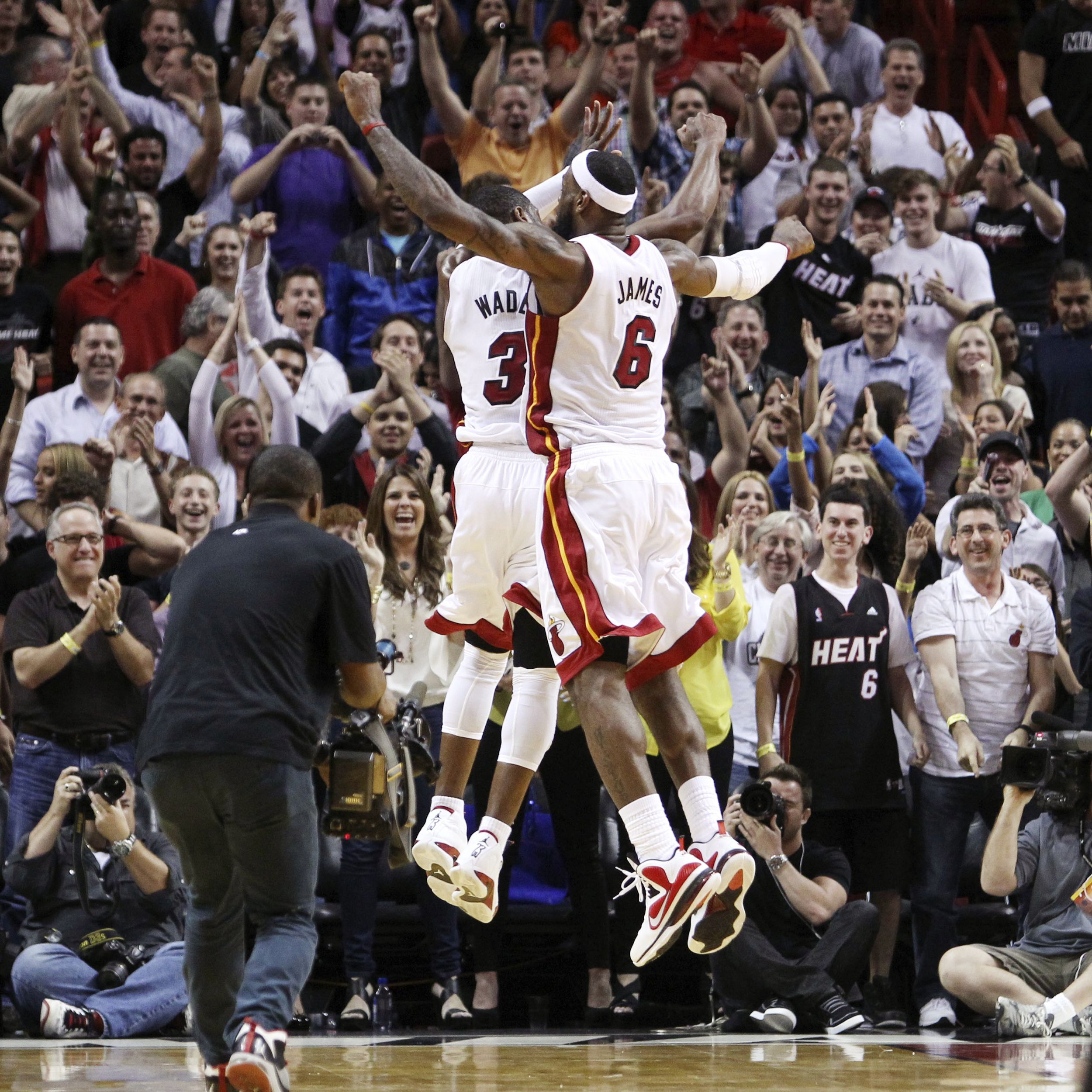 NBA Playoffs: James, Wade lead Heat to 115-83 win over Pacers