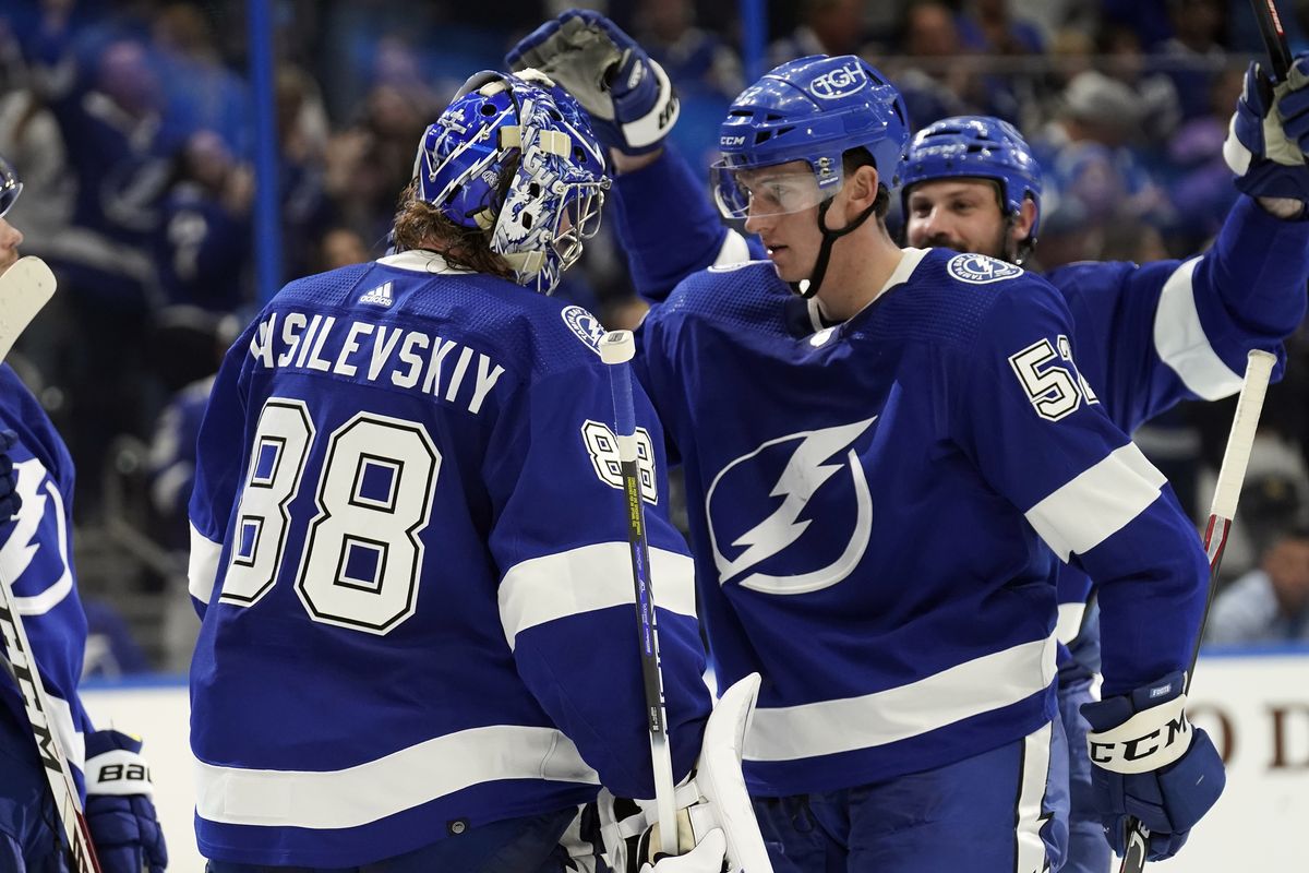 88 Andrei Vasilevskiy Tampa Bay Lightning 2020 Stanley Cup Final