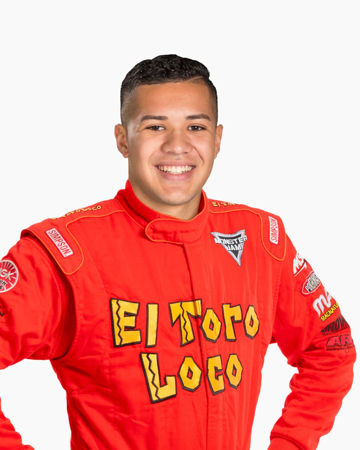 Elvis Lainez, who drives El Toro Loco, first saw a monster truck show as a 2-year-old in Houston and was instantly hooked.  (Feld Entertainment)