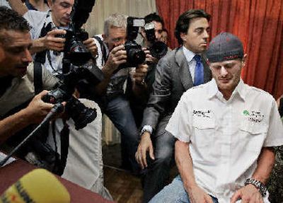 
U.S. cyclist Floyd Landis is getting more unwanted attention than he is prepared to handle after winning the Tour de France last Sunday.
 (Associated Press / The Spokesman-Review)
