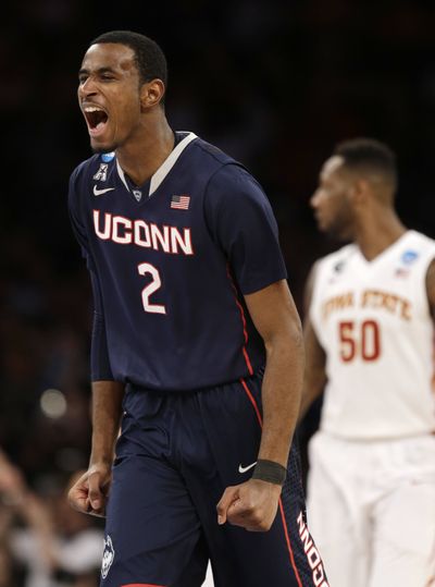 Connecticut’s DeAndre Daniels added 19 of his 27 points in the second half. (Associated Press)