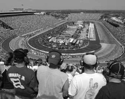 
Martinsville (Va.) Speedway, site of today's Nextel Cup Series race, had a different surface when fans flocked to the track for April's Advance Auto Parts 500. 
 (Associated Press / The Spokesman-Review)