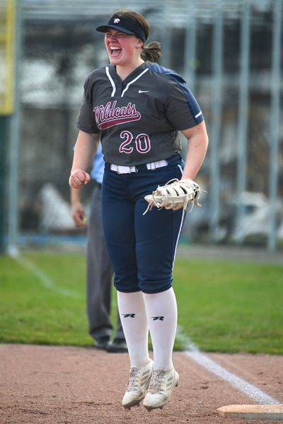 Senior infielder Jessica Waters is one of four All-GSL first-team selections playing for Mt. Spokane.  (COLIN MULVANY/THE SPOKESMAN-REVIEW)