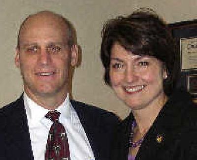 U.S. Rep. Cathy McMorris, R-Wash., got engaged to Spokane native Brian Rodgers, a retired Navy officer who lives in San Diego, on Valentine's Day. 
 (McMorris congressional office / The Spokesman-Review)