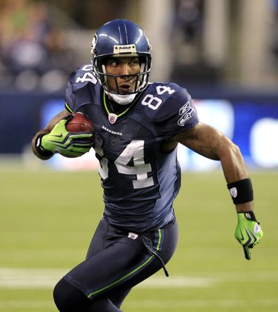 T.J. Houshmandzadeh caught 79 passes for 911 yards and three TDs in his only season with Seattle. (Associated Press)