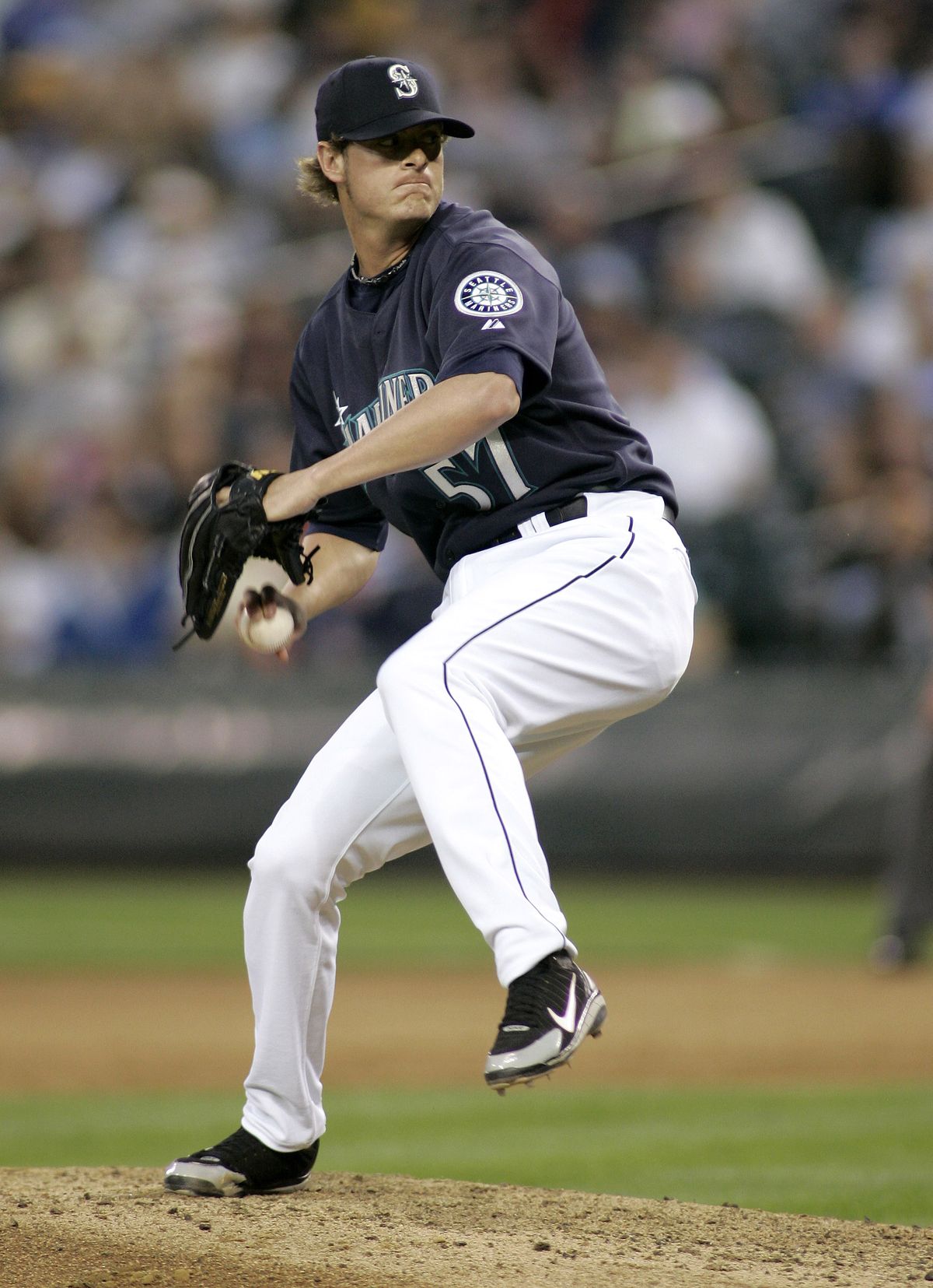 Seattle’s Mark Lowe learned about his diabetes  last year.  (Associated Press / The Spokesman-Review)