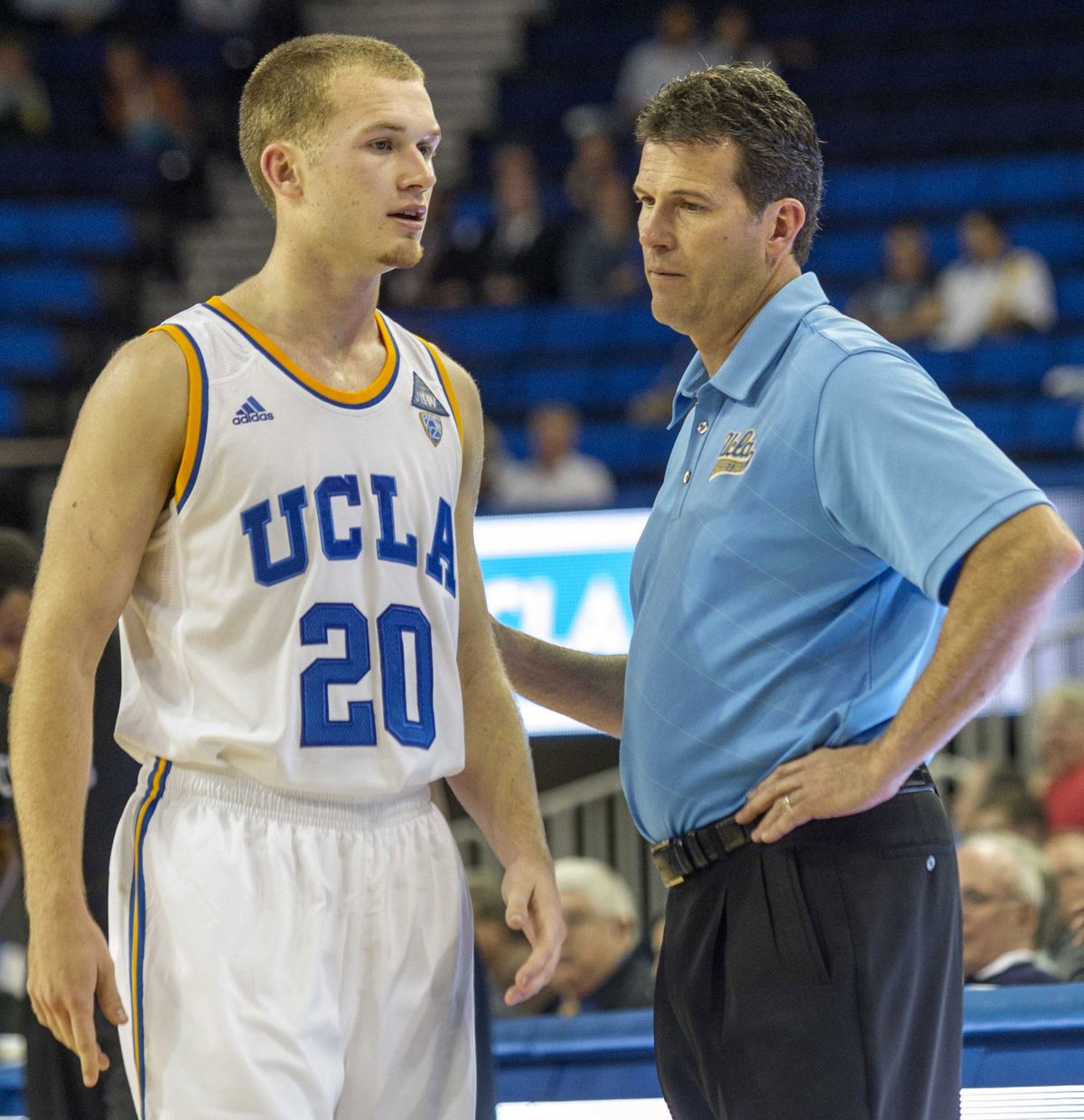 Steve Alford has two sons on his roster at UCLA – Bryce (pictured) and Kory. (Associated Press)