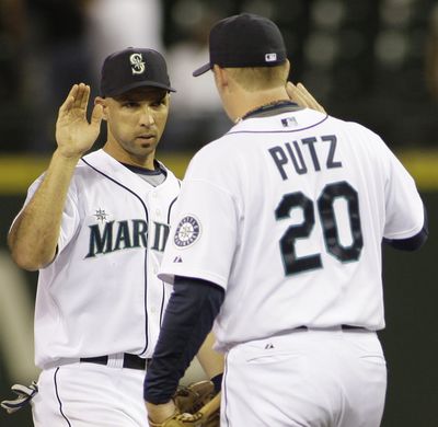Raul Ibanez is the latest to bid Mariners adieu.  (Associated Press / The Spokesman-Review)