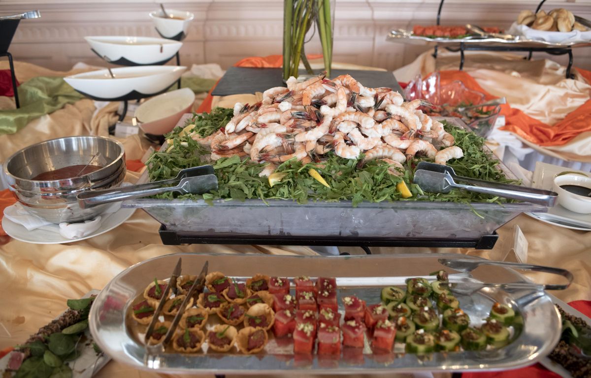 The Davenport Hotel's iconic Sunday Brunch May 7, 2017 The