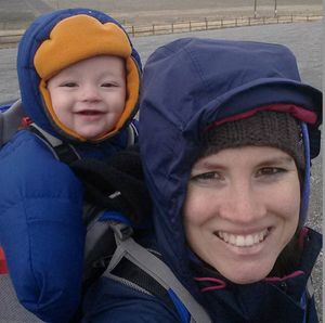 MaryBeth Bryant, with her son, Sully, started the “Hike It Baby” group in Spokane in November.