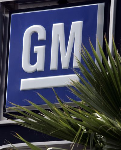 General Motors has bought Strobe Inc., of Pasadena, California, for a small but undisclosed sum. ** FILE ** In a file photo the GM logo is seen over the Rydell Automotive Group General Motors dealership in the Van Nuys area of Los Angeles Wednesday, May 4, 2005. General Motors Corp. shares, already at 13-year lows, fell another 5 percent Thursday, Nov. 10, 2005, after the world's largest automaker said it would restate its earnings for 2001 because an accounting error led it to overstate its 2001 profit by up to $400 million. (AP Photo/Reed Saxon) ORG XMIT: NY834 (Associated Press)