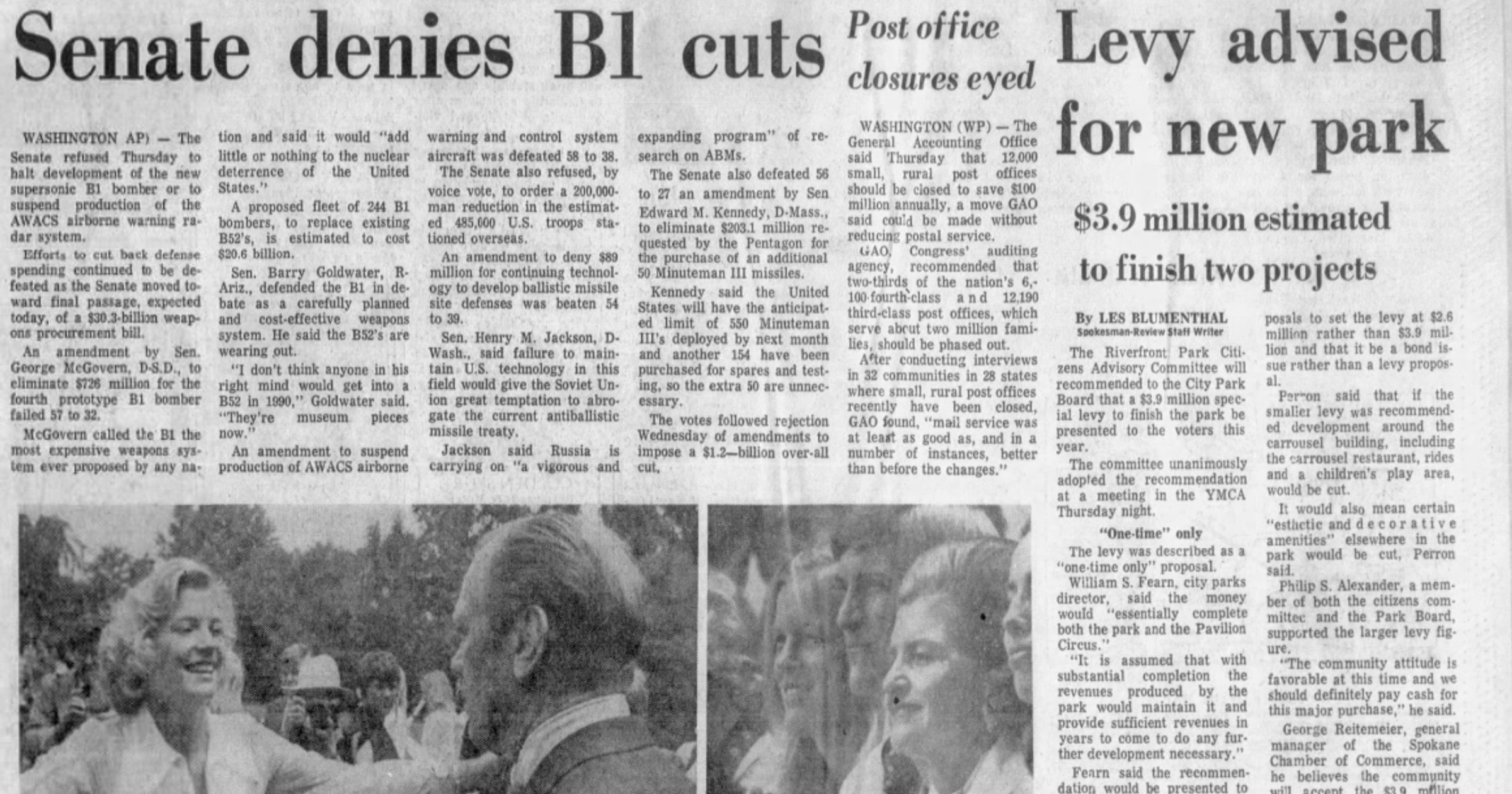This day in history: Committee suggested tax to finish Riverfront Park. Governor rededicated Spokane's upgraded Masonic temple