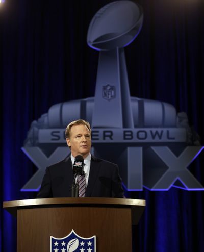 NFL commissioner Roger Goodell admits to a rough year. (Associated Press)