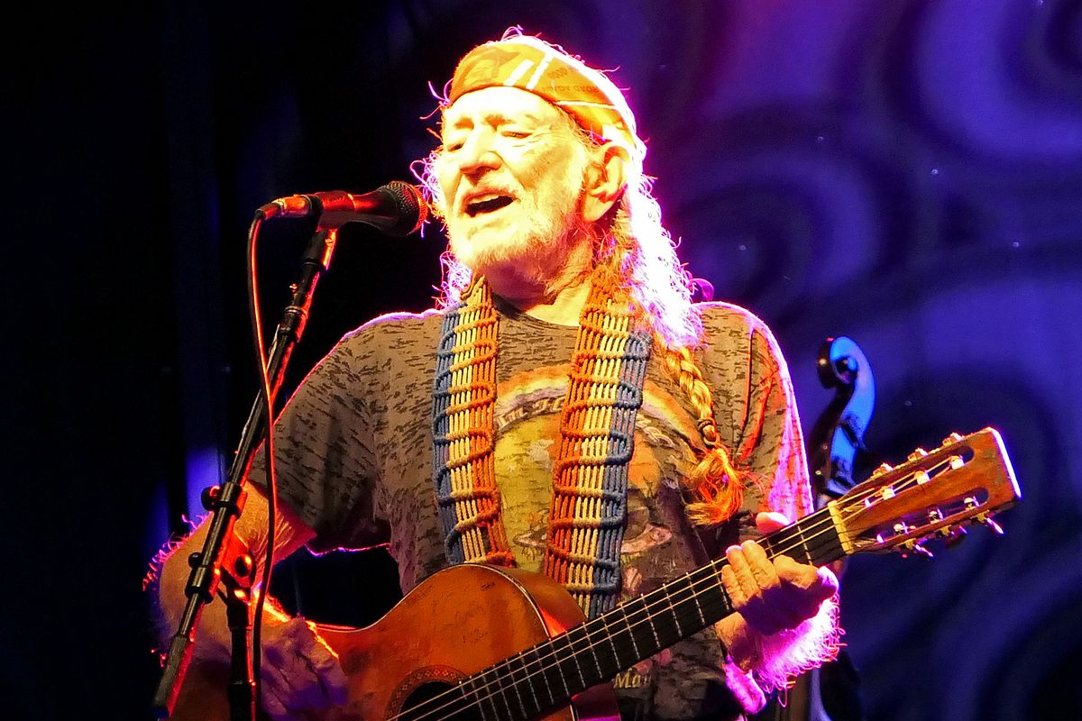 Willie Nelson performs during the Luck Reunion, an annual event held on his ranch near Austin. (John Nelson)