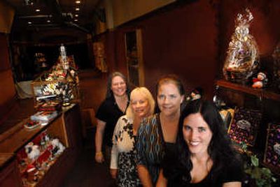 
Halletts Chocolate and Treat Factory owners, from left, are Kitty, Kari, Patty and Kristy Kane.  
 (Brian Plonka / The Spokesman-Review)