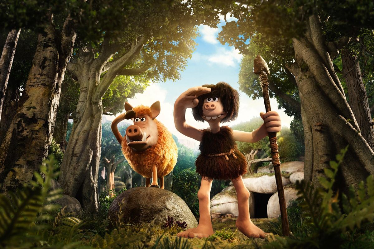 Aardman Animations star Nick Park, the brilliant mind behind the adventures of “Wallace & Gromit,” tries to outdo the Flintstones in his latest comedy “Early Man.” (Lionsgate / TNS)