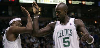 
Kevin Garnett is the highest played NBA player with a $23.75 million salary.Associated Press
 (Associated Press / The Spokesman-Review)