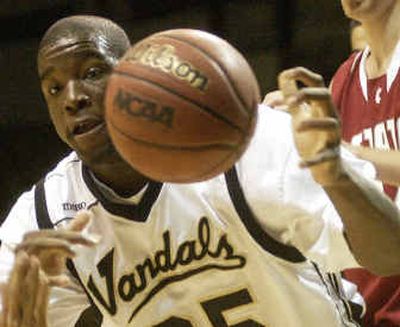 
Anton Lyons and the Idaho Vandals need to return to their roots – rebounding and defense – if they hope to contend at the Big West tourney. 
 (File/ / The Spokesman-Review)