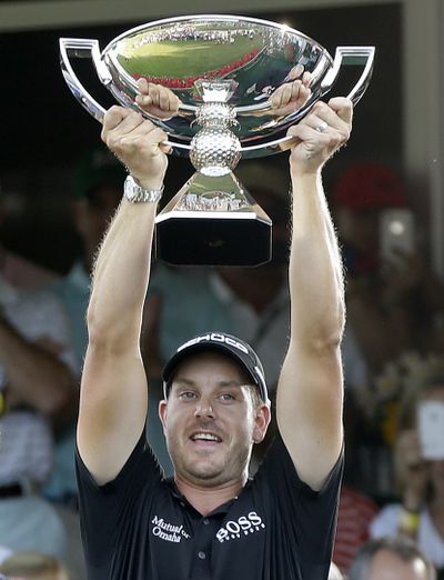 Sweden’s Henrik Stenson is the first European to win FedEx Cup. (Associated Press)