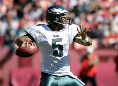 Donovan McNabb is in his 10th season in the NFL. (Associated Press / The Spokesman-Review)