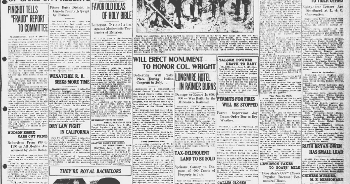 This day in history: With half of Spokane cops living outside city limits, leaders contemplated residency requirement; Officer shot man in stolen car