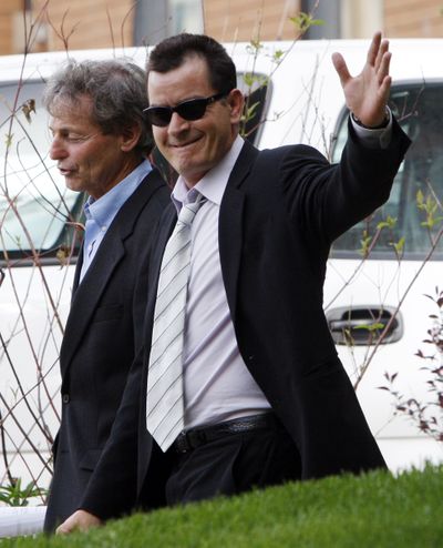 Charlie Sheen’s late-night hookup was the result, he said, of an allergic reaction. 