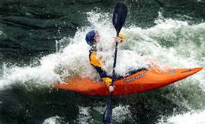 
Kayakers, canoeists, rafters and even inner-tubers could have an impact on downtown if a whitewater park is built on the Spokane River, supporters say. 
 (File/ / The Spokesman-Review)