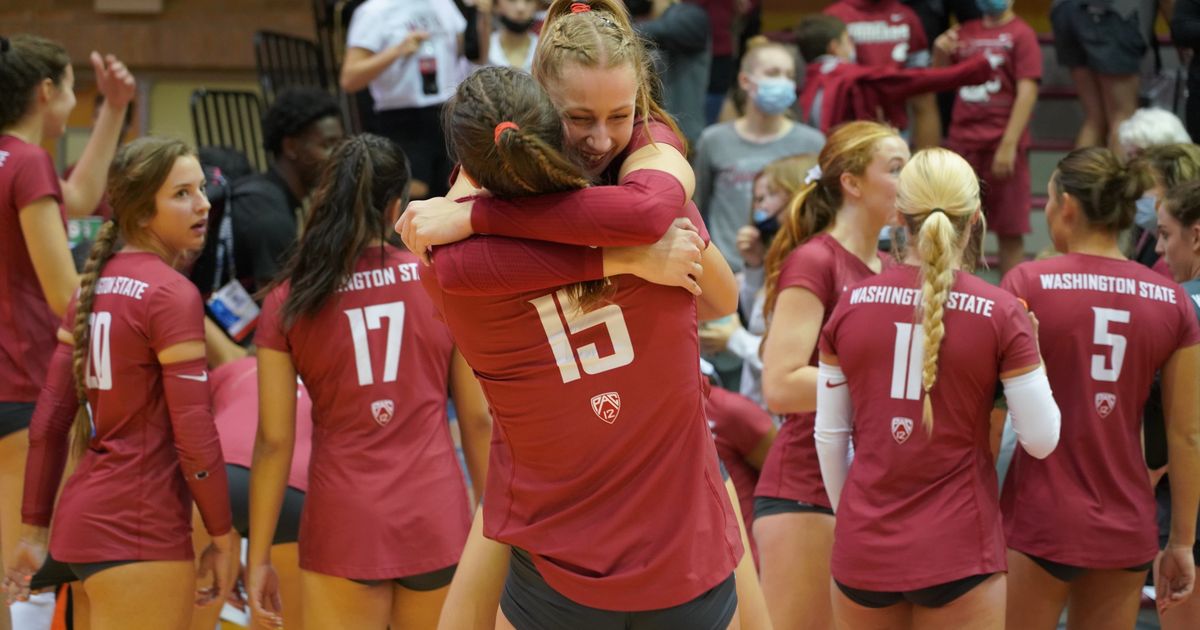 WSU's volleyball victory over rival Washington “one for the ages” The