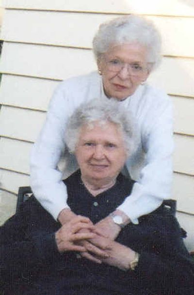 
Sisters Leona Silvanoff, seated, and Evelyn Armold were reunited in Minnesota after decades apart. 
 (Photo courtesy of Leona Silvanoff / The Spokesman-Review)