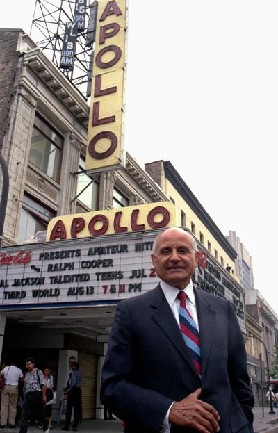Pioneering civil rights attorney Percy Sutton, pictured in 1991, also  rescued the Apollo Theater in New York City.  (Associated Press)