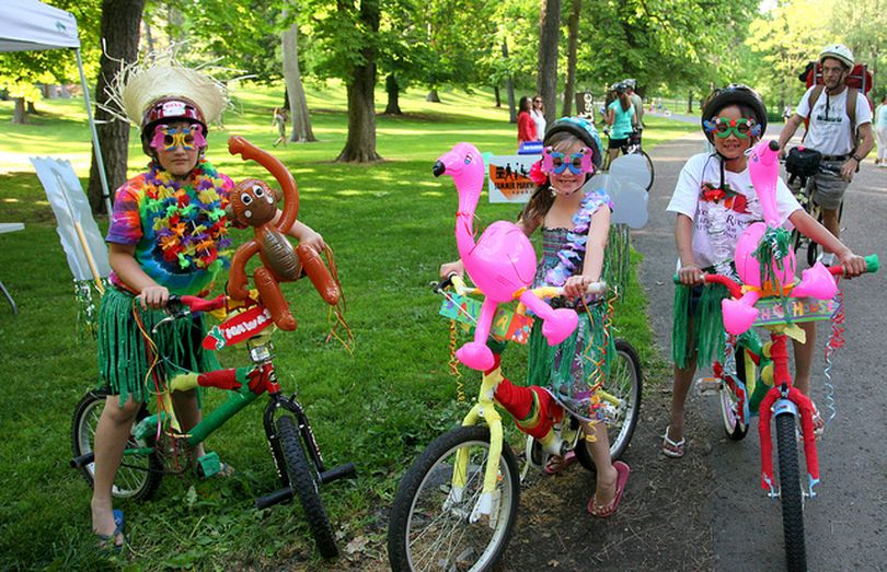 Faye Klein and other participants in the July Summer Parkways enjoyed themselves. The event returns Sunday, July 24 to the North Hill area.  (Courtesy photo)