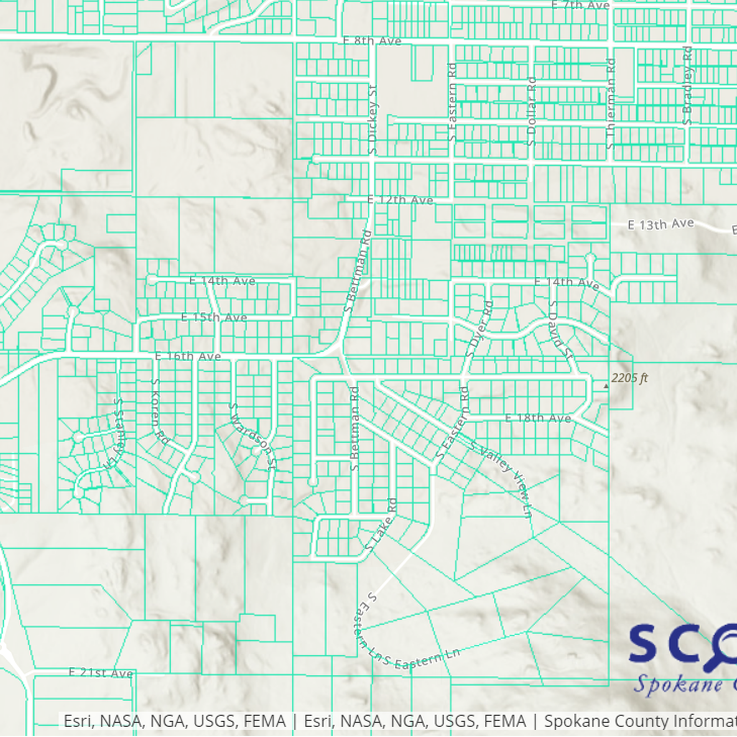 spokane county assessor interactive map