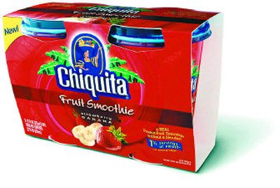 
The Chiquita Fruit Smoothie can be found in the freezer section. 
 (Photo courtesy of Chiquita / The Spokesman-Review)