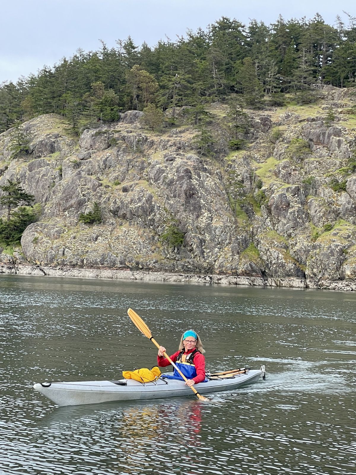 The waters of the Salish Sea are perfect for kayaking amid the San Juan Islands. (Leslie Kelly)