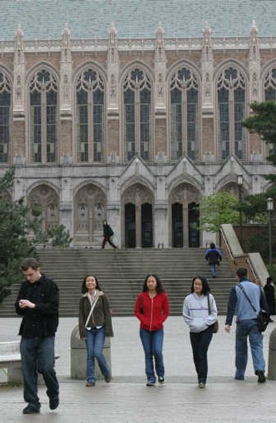 
Students at the University of Washington and elsewhere are finding it more difficult each year to try to pay for the rising costs of attending college.Associated Press
 (File Associated Press / The Spokesman-Review)