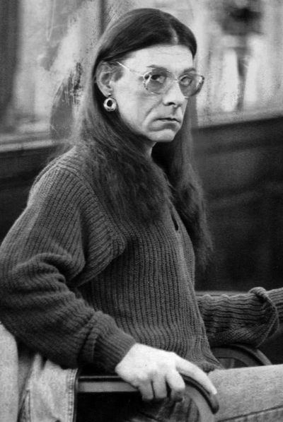 FILE - In this Jan. 15, 1993 file photo, Robert Kosilek sits in Bristol County Superior Court, in New Bedford, Mass., where Kosilek was on trial for the May 1990 murder of his wife. Kosilek was convicted in the murder, and has been living as a woman, Michelle Kosilek, and receiving hormone treatments while serving life in prison in Massachusetts.  On Tuesday, Sept. 4, 2012, U.S. District Judge Mark Wolf ordered Massachusetts to provide a taxpayer-funded sex-change operation for Kosilek. (Lisa Bul / Associated Press)