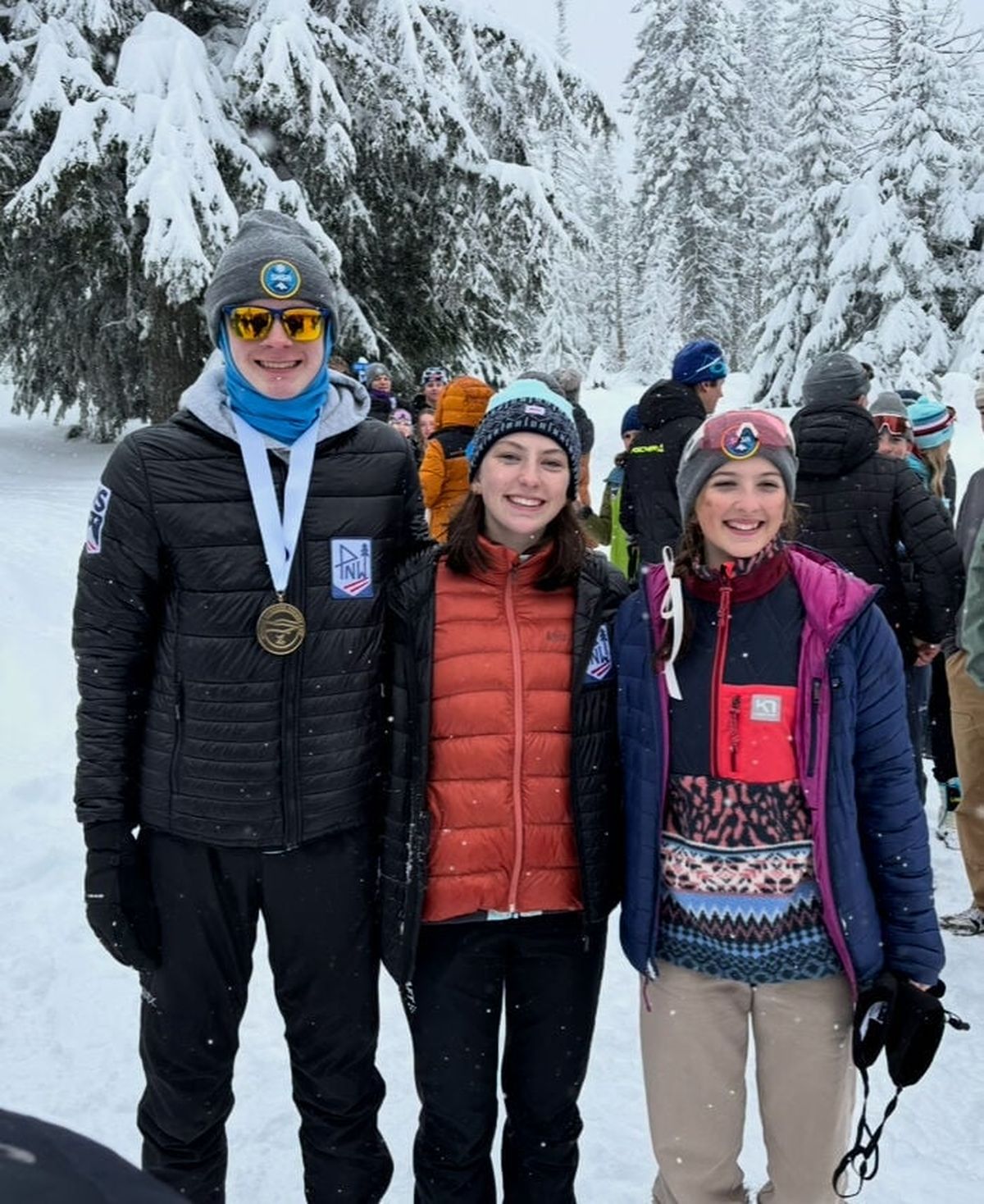 From left, and in same order above, Aaron Pooler, Becca Wade and Annika Burns will compete at the U.S. Ski and Snowboard Cross Country Nationals this week in Utah. (Courtesy of Spokane Nordic Ski Association)