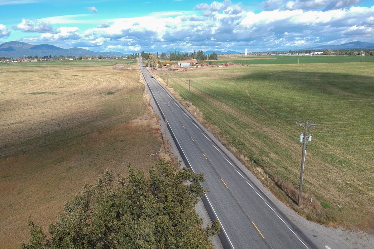 A thousand acres of farm land, some of which is seen in this photo looking north on Huetter Road near Mullan Road, between Coeur d’Alene and Post Falls, may soon to be developed in Kootenai County.