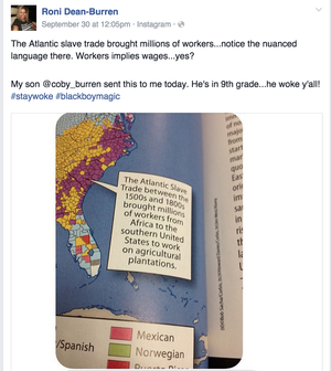 Screenshot of Facebook post regarding McGraw-Hill textbook.