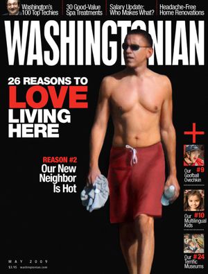 ORG XMIT: NYLS509 This magazine cover released by Washingtonian magazine shows President Barack Obama on the cover shirtless.(AP Photo/Washingtonian)**NO SALES** (The Spokesman-Review)