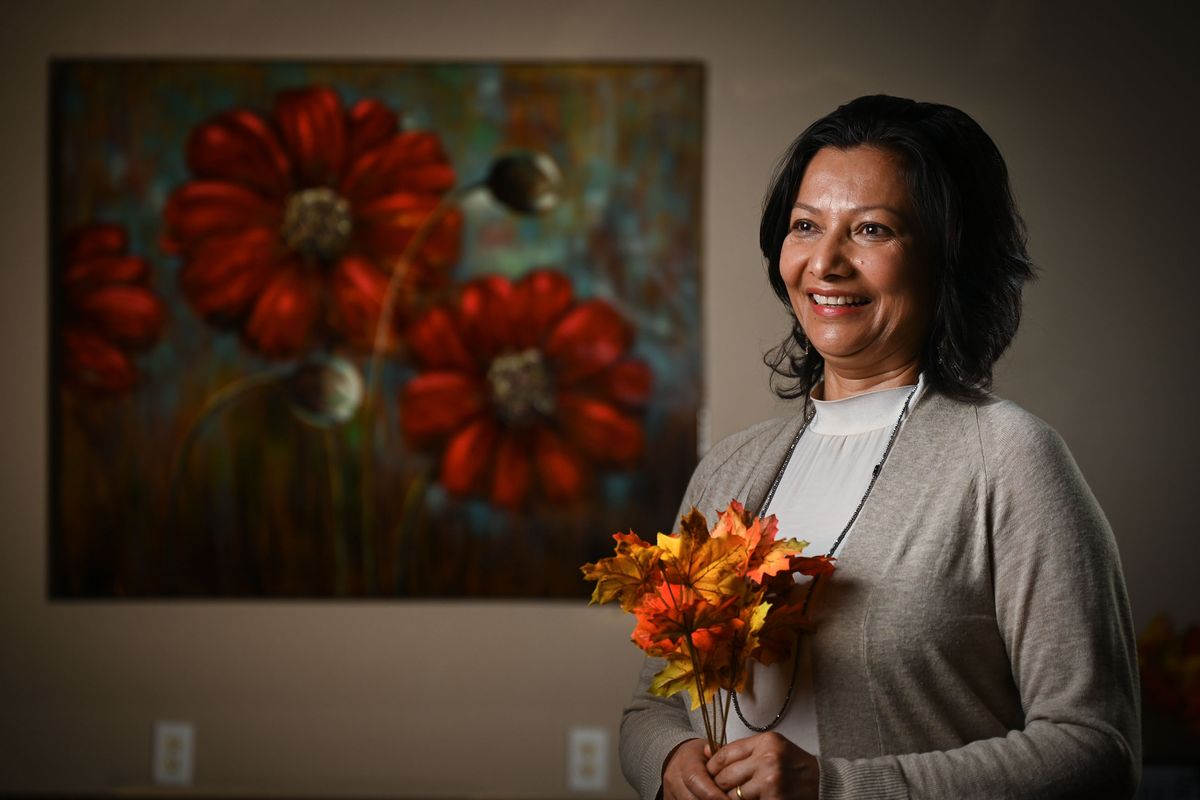 Pingala Dhital is a refugee who was the first to come to the U.S. from Bhutan in 2008. Now she helps other refugee women adjust to their new lives at Thrive International.  (DAN PELLE/THE SPOKESMAN-REVIEW)