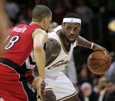 
LeBron James can call himself the most prolific scorer in Cleveland Cavaliers history.Associated Press
 (Associated Press / The Spokesman-Review)